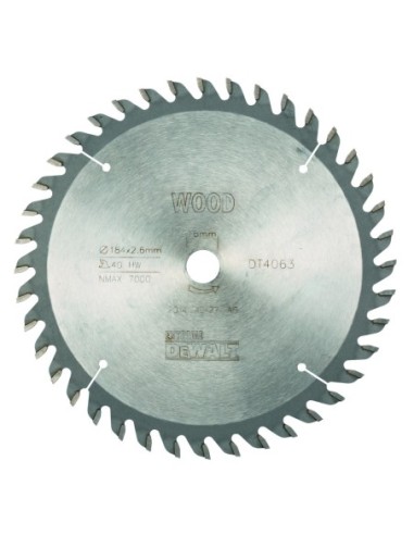 DT4063-QZ - Hoja para sierra circular portátil 184x16mm 40D
