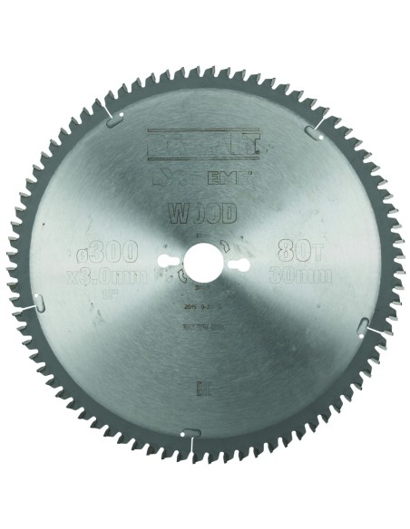 DT4281-QZ - Hoja para sierra circular estacionaria 300x30mm 80D