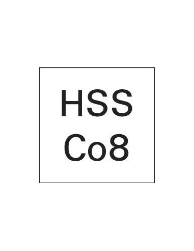 Fresa frontal lrga DIN844HSSE tipo N 24,0mm