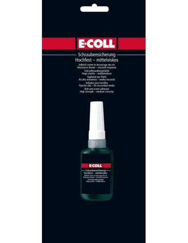 Sujeción del tornillo alta resistencia- viscosidad media 10ml E-COLL