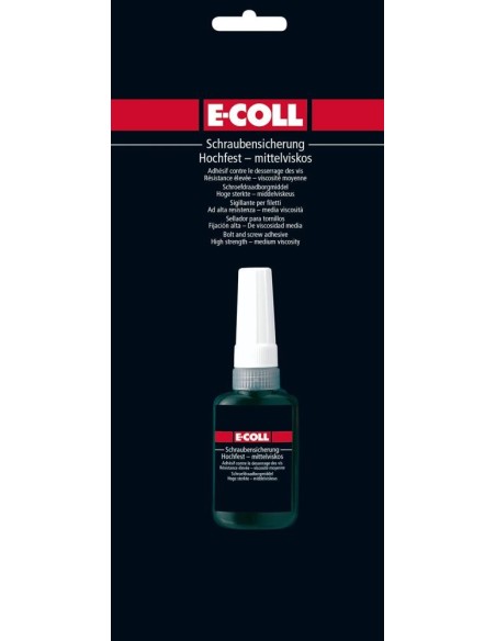 Sujeción del tornillo alta resistencia- viscosidad media 10ml E-COLL