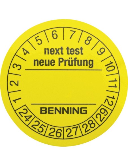 Etiqueta de comprobación Benning