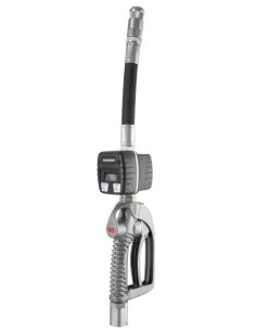 PISTOLA CONTADORA DIGITAL ALTO CAUDAL EC70, 70 L/MIN, EXTENSIÓN FLEXIBLE, SEMIAUTOMÁTICA, 1 BSP (F)
