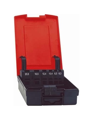 Caja de plástico, vacía para tamaños 6,3-20,5mm