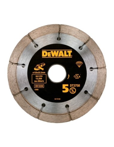 DT3758-QZ - Doble disco para cortar mortero de 125mm