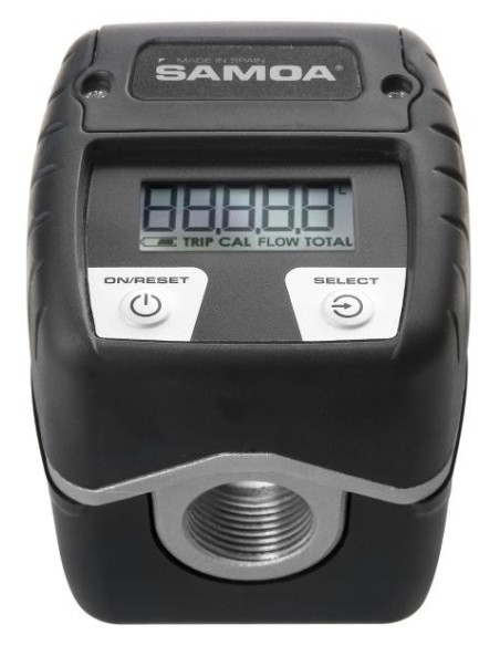 CONTADOR DIGITAL ALTO CAUDAL DE LÍNEA C80, 1, 82 L/MIN, ALUMINIO