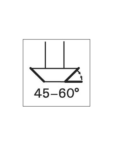 Fresa angular DIN1833 HSSCo5 forma D 45grados 25mm
