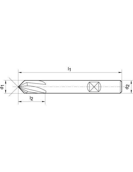 Fresa desbarbe NC DIN6527MDI TiALN 60grados 10mm FORMATGT