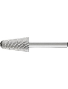 Fresa c/ mango HSS forma cono redondo L 1630 3 6mm16x30mm Pferd