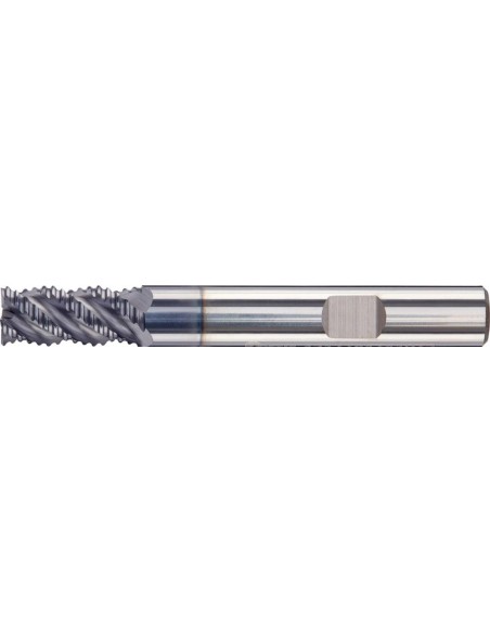 Fresa de desbastar, largaDIN6527 MDI AlTiN  tipo HR 6mm FORTIS
