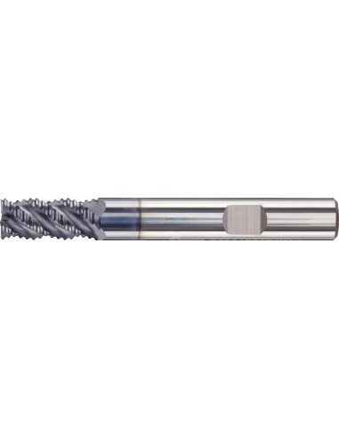 Fresa de desbastar, largaDIN6527 MDI AlTiN  tipo HR 4mm FORTIS