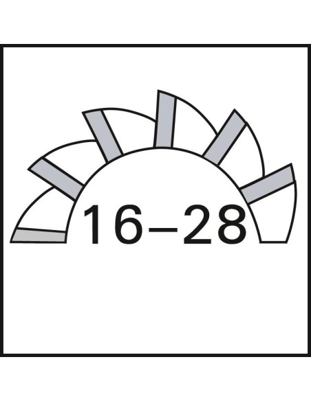 Fresa dte. prismát DIN847HSS 45grados 80x12mm
