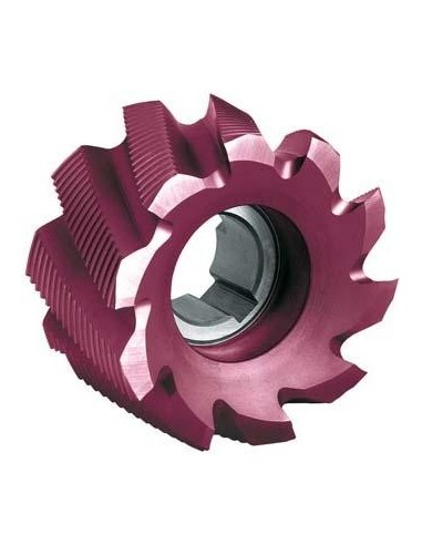 Fresa cil. front. DIN1880HSSCo8 TiALN tipo HR 100x50mm