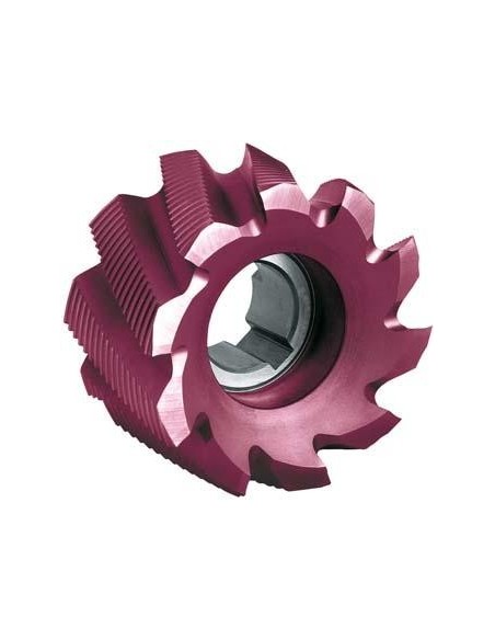 Fresa cil. front. DIN1880HSSCo8 TiALN tipo HR 100x50mm