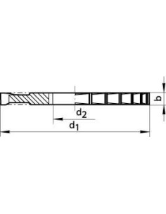 Fresa de disco DIN1834 HSSE 160x4,0mm 2