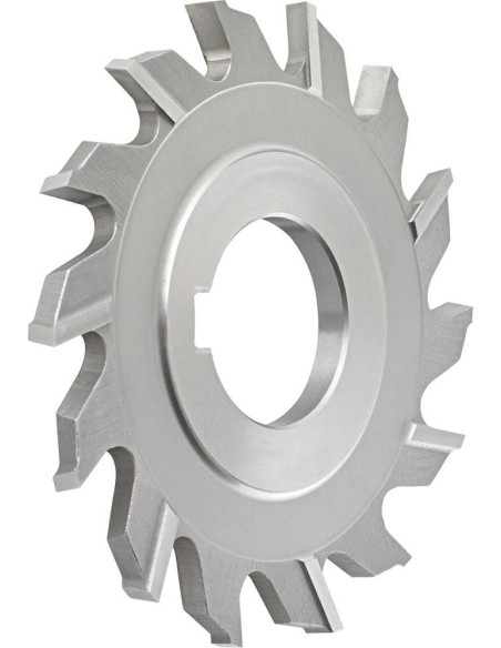 Fresa de disco DIN885 HSSE tipo HR forma A dentado cruzado 100x18mm