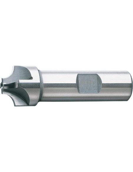 Fresa cóncava DIN6518 HSSCo8 TiCN forma B 1mm