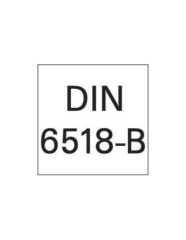 Fresa cóncava DIN6518 HSSCo8 TiCN forma B 1mm