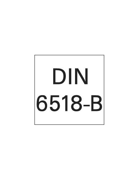 Fresa cóncava DIN6518 HSSCo8 TiCN forma B 1mm