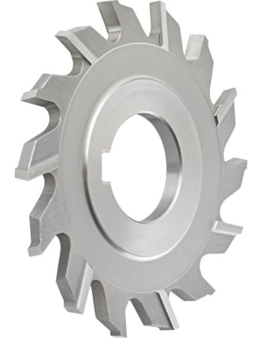 Fresa de disco DIN885 HSSE tipo HR forma A dentado cruzado 80x12mm