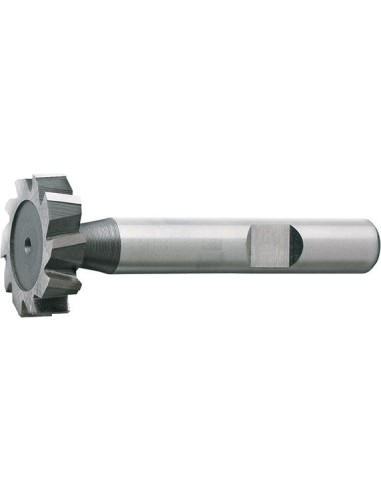 Fresa chavetero corta DIN850 HSSCo8 TiALN tipo N forma D 22,5x4mm