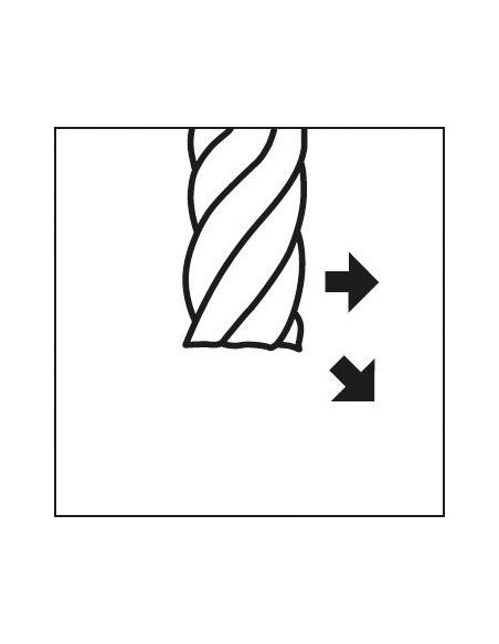 Fresa cil. front. DIN1880HSSCo8 tipo NF 40x32mm