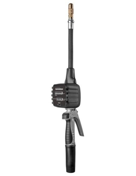 PISTOLA CONTADORA MECÁNICA ENGRANAJE OVAL MC30 OG, 30 L/MIN, LITROS, EXTENSIÓN FLEXIBLE CONFORMABLE, MANUAL 1/4 VUELTA