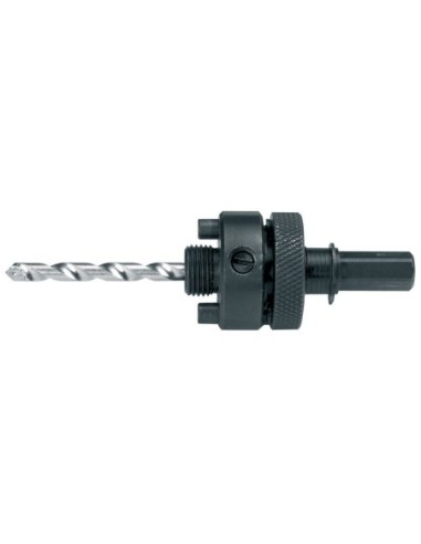 DT8282-QZ - Mandril grande y broca piloto para coronas de carburo de 32 a 152mm de diámetro