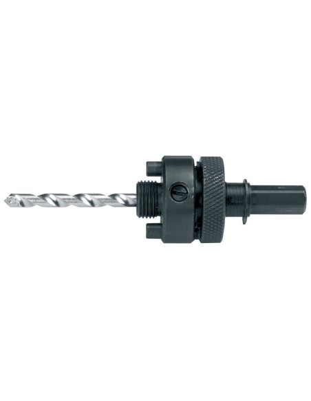 DT8282-QZ - Mandril grande y broca piloto para coronas de carburo de 32 a 152mm de diámetro