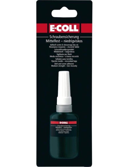 Sujeción del tornillo resistencia y viscosidad medias 10ml E-COLL