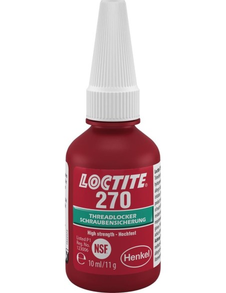 Sujeción del tornillo LOCTITE 270 botella 10ml Henkel