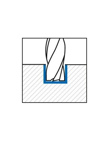 Fresa frontal MDI HPC 6,0mm Z4 HA TA-C FORMAT GT