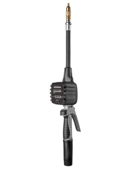 PISTOLA CONTADORA MECÁNICA ENGRANAJE OVAL MC30 OG, 30 L/MIN, LITROS, EXTENSIÓN FLEXIBLE CONFORMABLE, MANUAL 1/4 VUELTA PUNTA FI