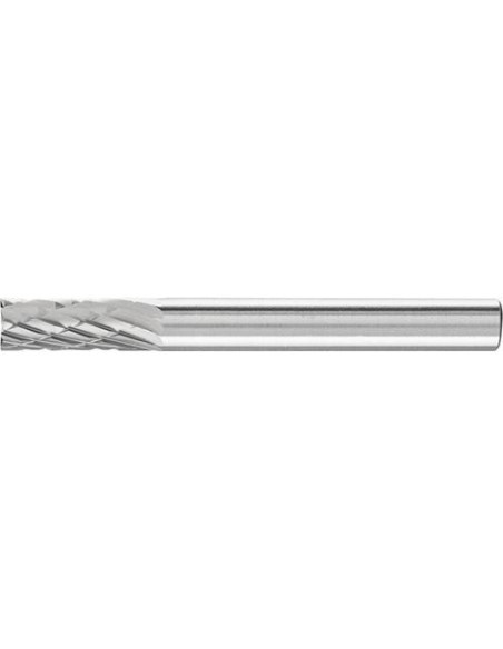 Fresa con mango MD cilíndrico con dentado frontal 0616 3PLUS 6mm 6x16mm Pferd