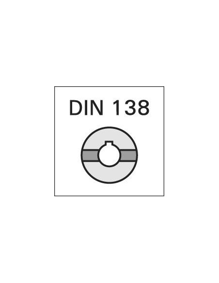 Fresa cil. front. DIN1880HSSCo8 tipo N 80x45mm 80x45mm