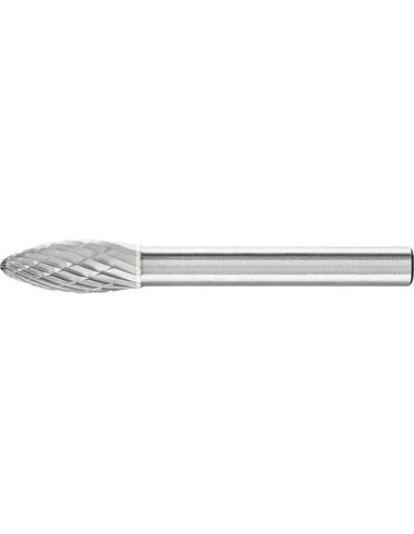 Fresa con mango MD forma llama B 0820 3PLUS 6mm 8x20mm Pferd