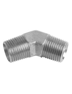 ADAPTADOR HIDRÁULICO, CODO 45°, 1/2 BSP (MM)
