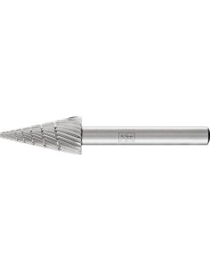 Fresa c/ mango HSS f. cónica apuntada G 1225 3 6mm 12x25mm Pferd