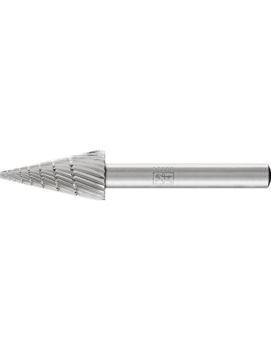Fresa c/ mango HSS f. cónica apuntada G 1225 3 6mm 12x25mm Pferd