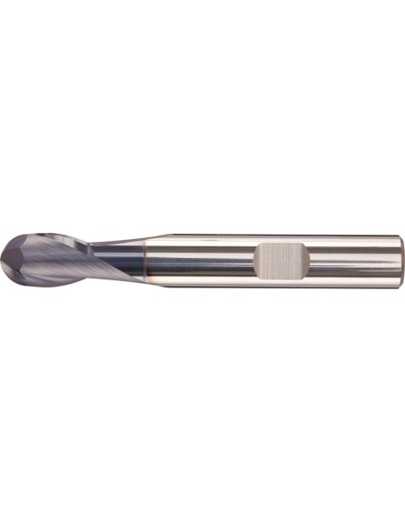 Fresa esférica corta WN VHM TiALN vástago HB Z2 3mm