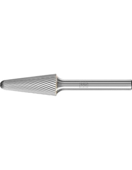 Fresa c/ mango MD forma cono redondo 1230 5 6mm 12x30mm Pferd