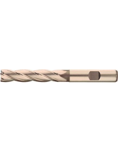 Fresa frontal lrga DIN844HSSE tipo N 10,0mm