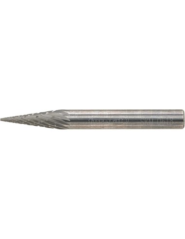 Fresa c/ mango MD forma cónica apuntada 0618 C 6mm 6x18mm