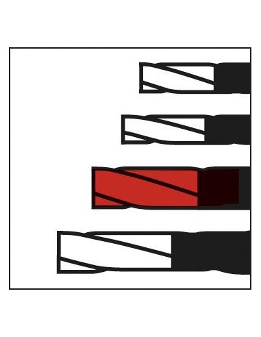 Fresa esférica larga WN MDI FIRE vástago HA Z4 6mm GÜHRING