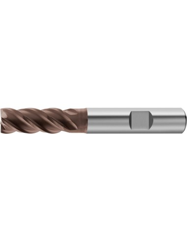 Fresa frontal VHM 10,0mm Z4 40/42grados DIN6527L HB tipo H Signum G-Mold 65 U GÜHRING