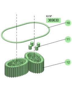 KIT ENGRANAJES CGI30(PVC)/CGI30(SS)