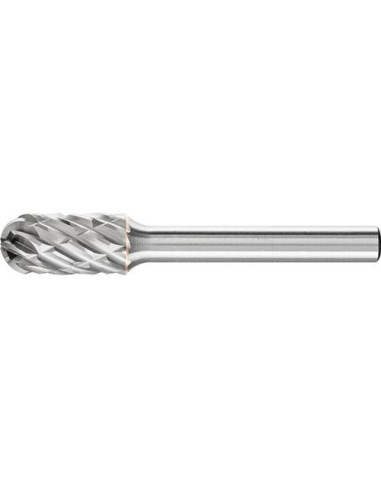 Fresa c/ mango MD esferocilíndrica 1020 STEEL 6mm 10x20mm Pferd