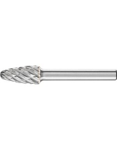 Fresa c/ mango MD arco demedio punto 1020 STEEL 6mm 10x20mm Pferd