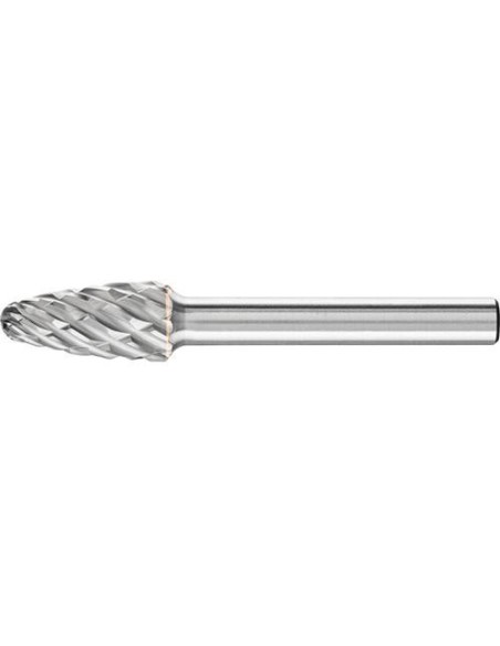 Fresa c/ mango MD arco demedio punto 1020 STEEL 6mm 10x20mm Pferd