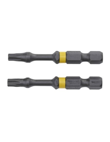 DT70537T-QZ - Puntas Torsión de Impacto 2 x T20 y adaptador magnético con bloqueo